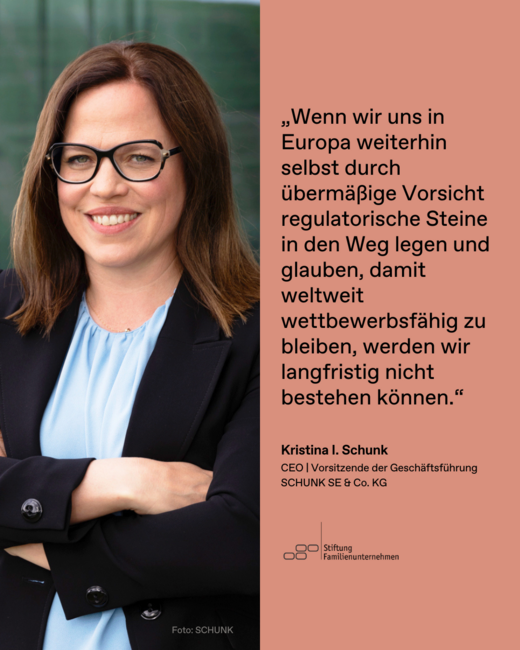 Kristina I. Schunk, Schunk CEO und Vorsitzende der Geschäftsführung
© Schunk SE & Co. KG, 2024