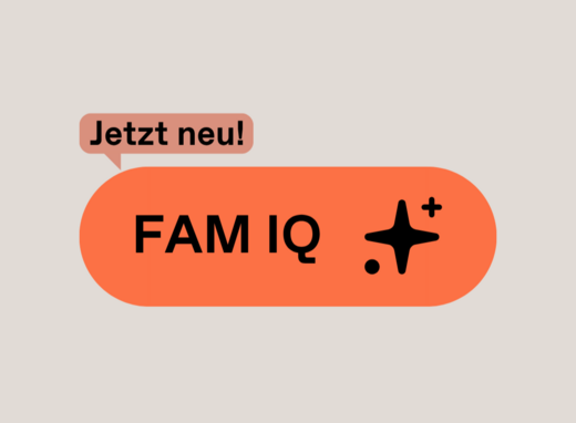 Das Bild zeigt das Logo der FAM IQ.